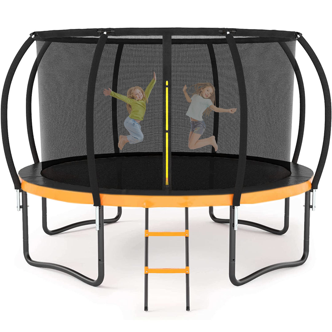 12FT Orange Outdoor Trampoline